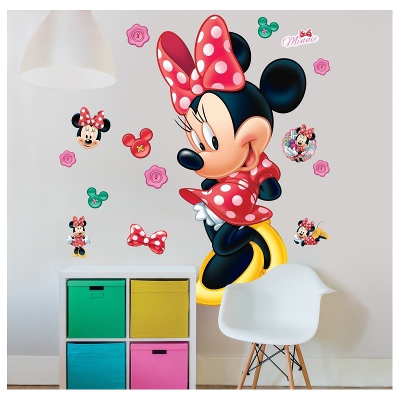 Didelis Sienos Lipdukas Disney Minnie Mouse